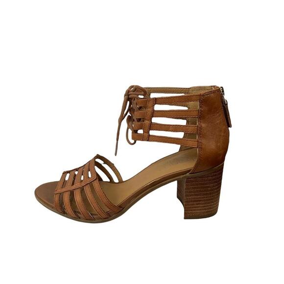 Franco Sarto Henrika Lace Up High Heeled Sandal - Picture 1 of 8